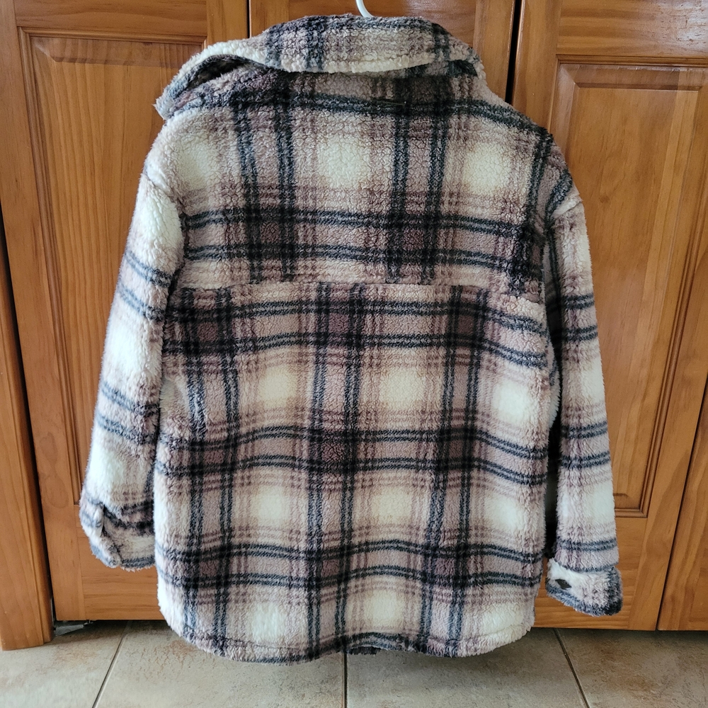O'Neill Cream and Brown Sherpa Jacket - Picture 4 of 4